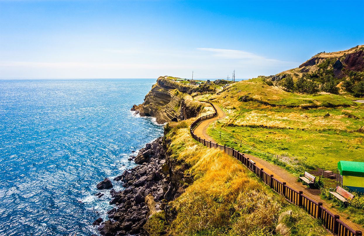 Gorgeous coastal walkway near Songaksan Mountain by Yunsun Kim, By Yunsun_Kim