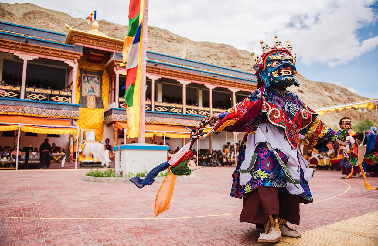 Cham Dances during the Tak Thok festival at Tak Thok Monastery in Ladakh (image by Luisa Puccini)