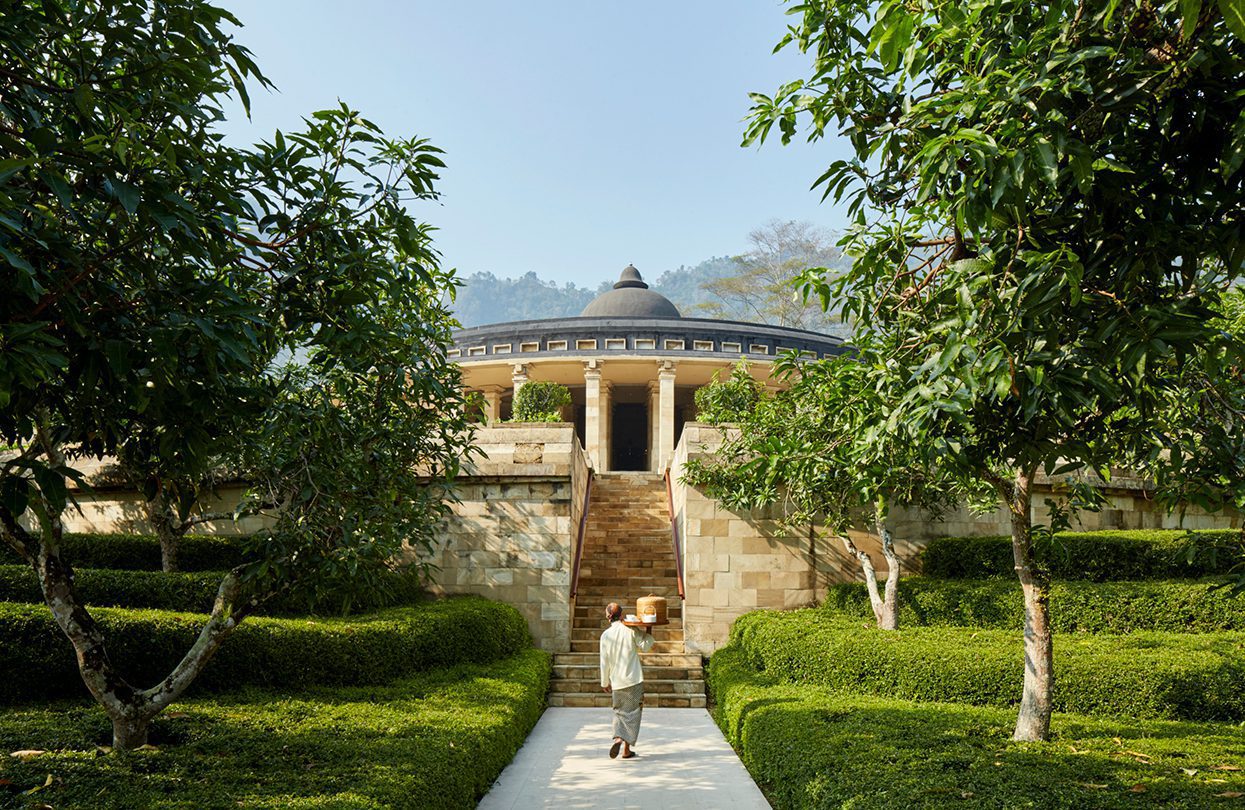 Amanjiwo, Indonesia - Room-service Walkway