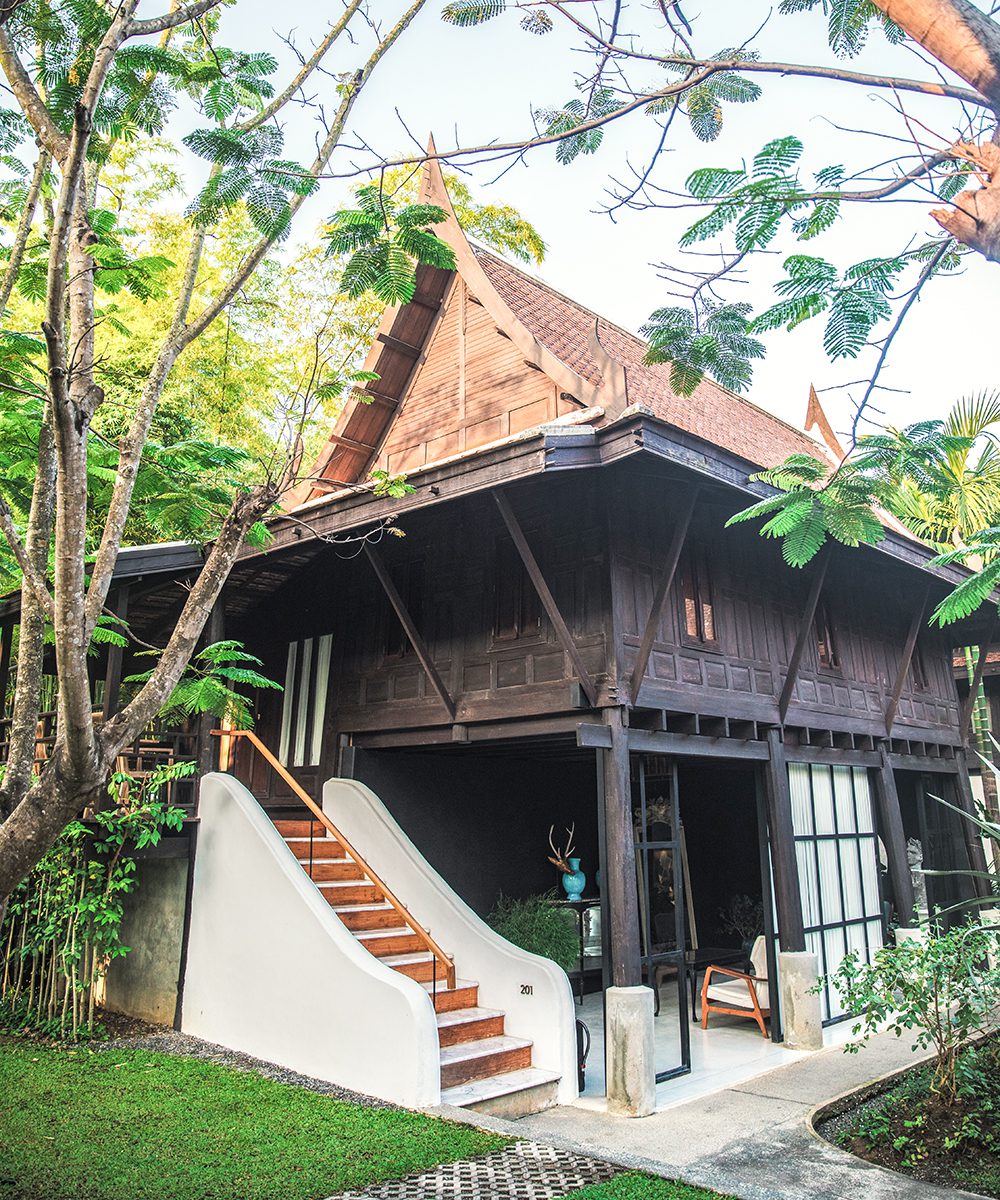 Several of the traditional villas at Mahabhirom have been transformed to include an outdoor living space