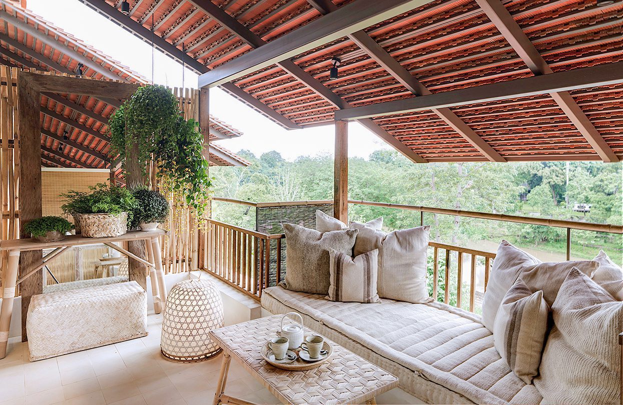 All thirty-three suites at Raya Heritage look out over the Ping River