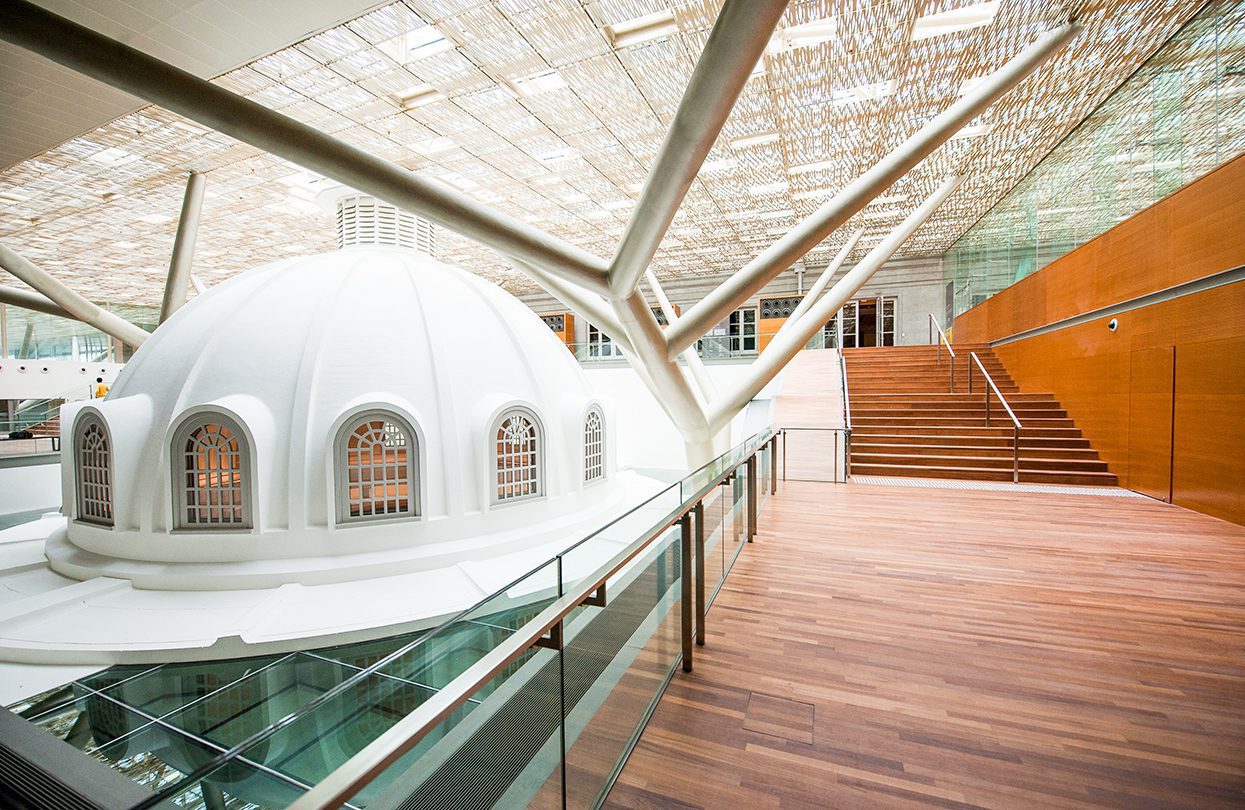 Terrace by the former Supreme Court at the National Gallery - Image Credit to National Gallery Singapore