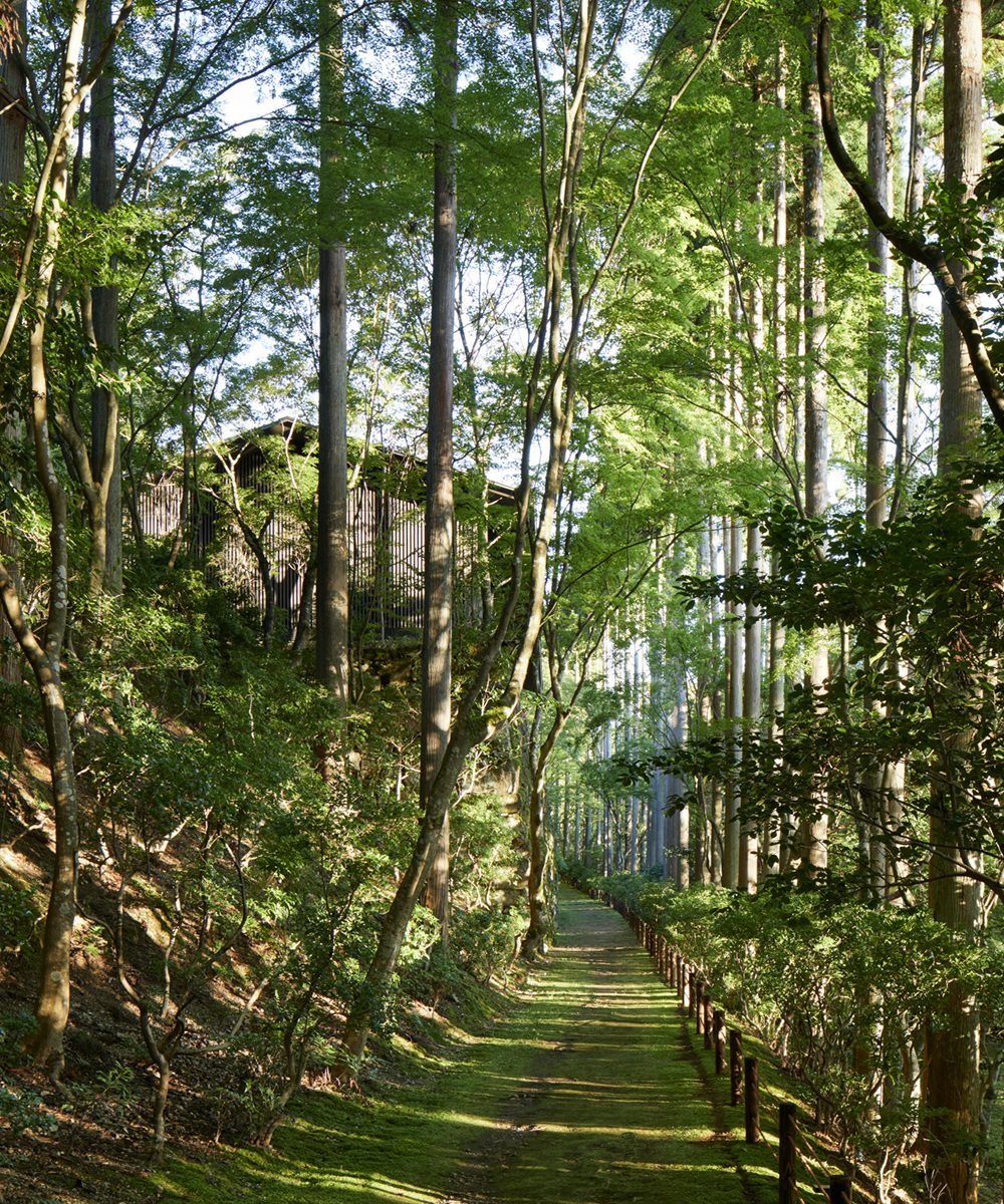 Garden path running under Washigamine Suite