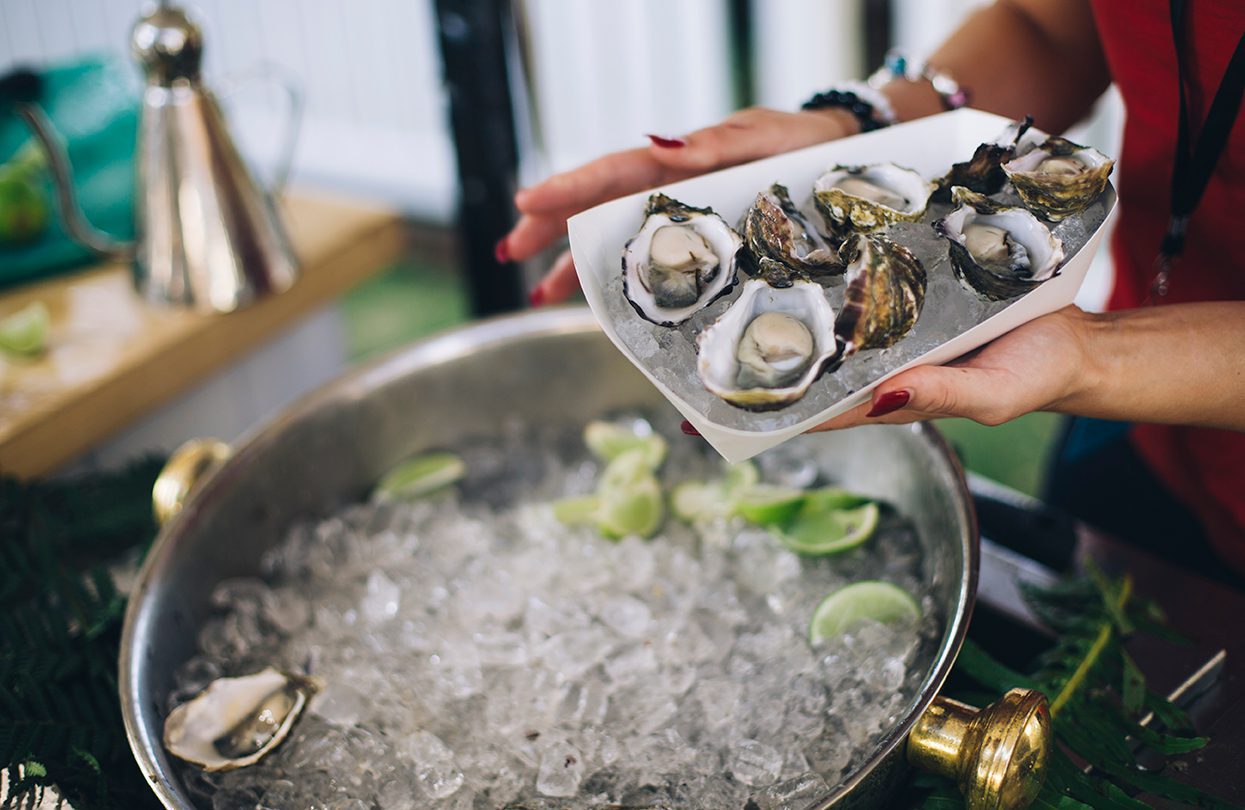 Fresh oysters from Margaret River area