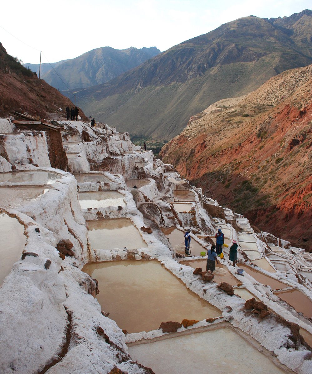 The Maras Salt Mines in Peru