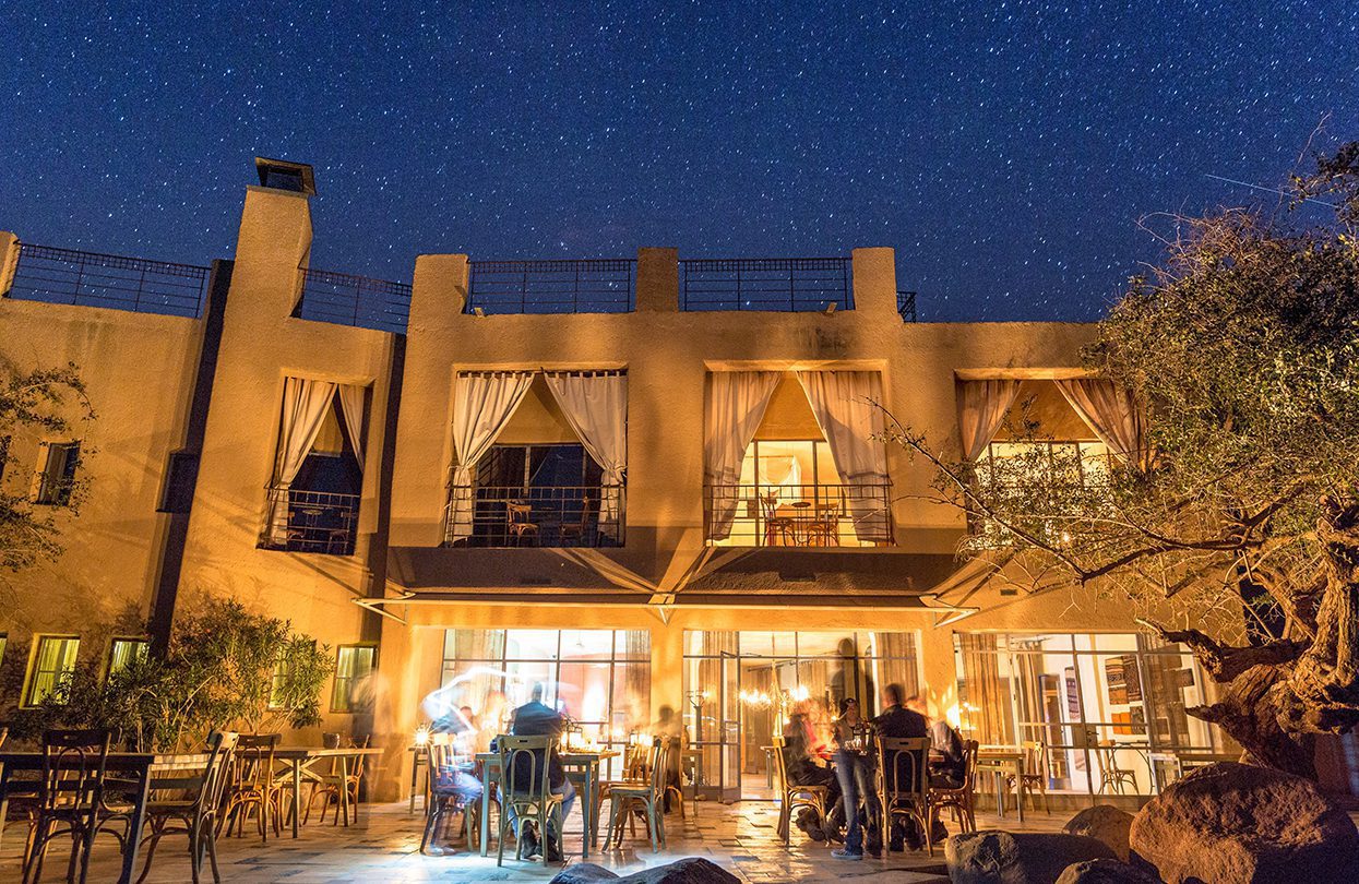 Dining under the stars at Feynan Ecolodge Jordan, Photo by Bashar Alaeddin