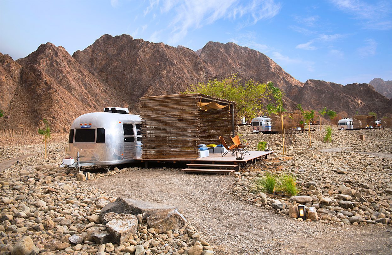 Up close at Sedr Trailer Resort, UAE