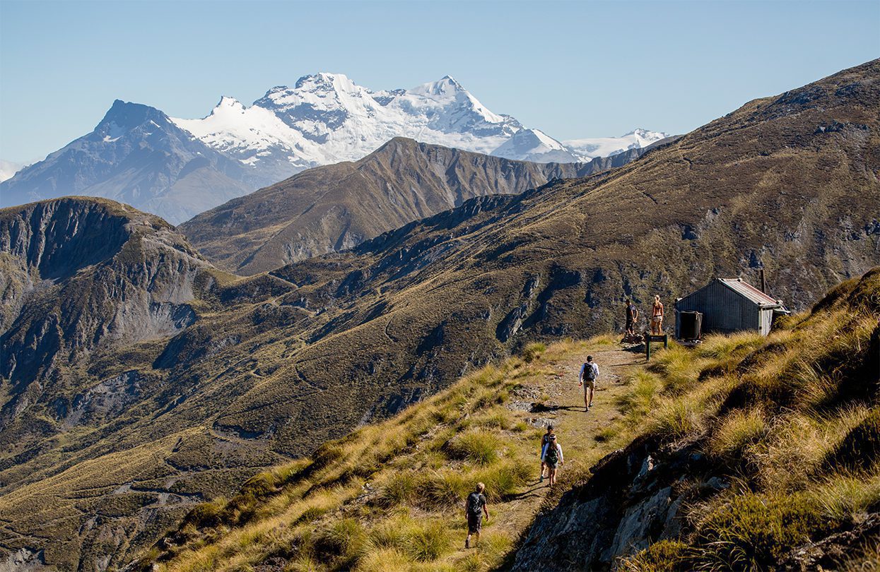 Sub-alpine hiking at Aro-ha New Zealand