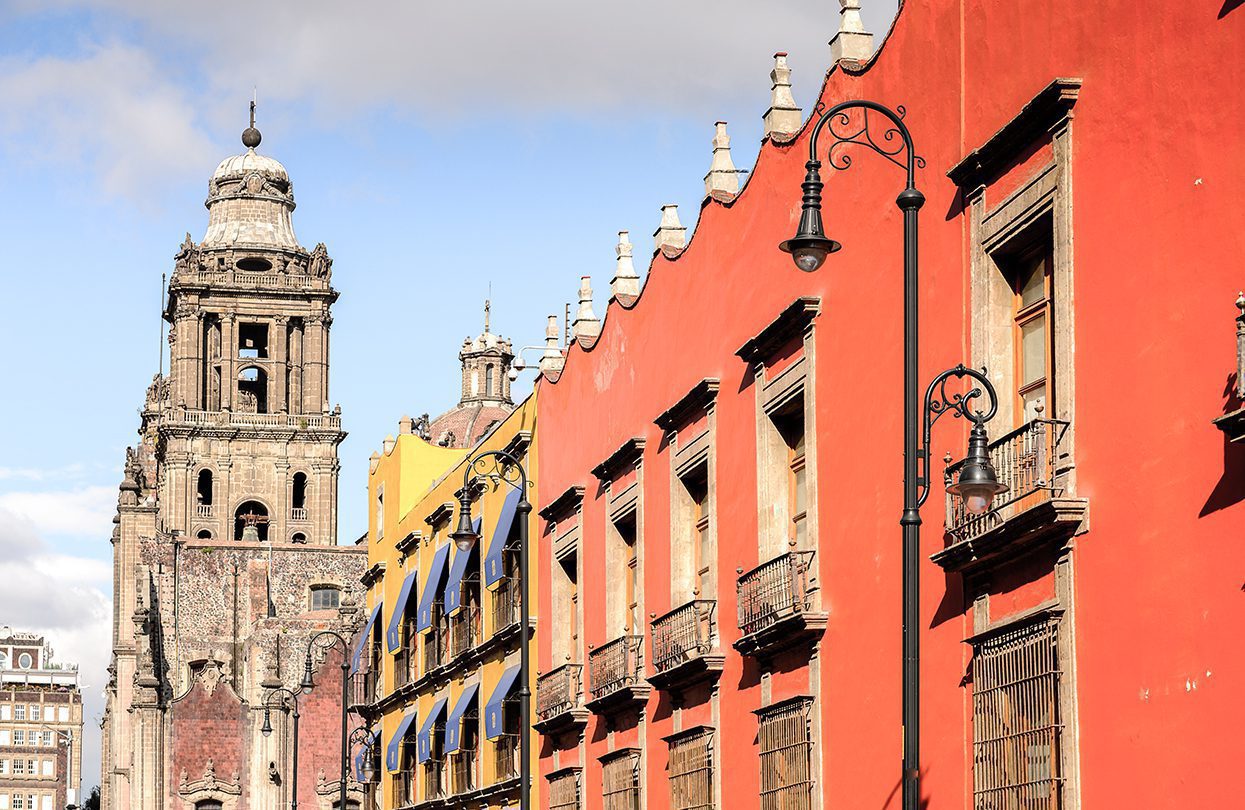 Architecture of the historic part of Mexico City, photo by Anton Ivanov