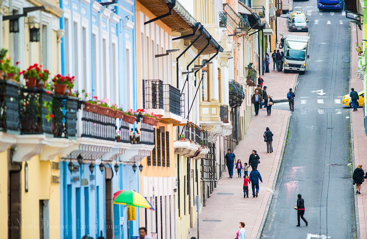 Quito old town street