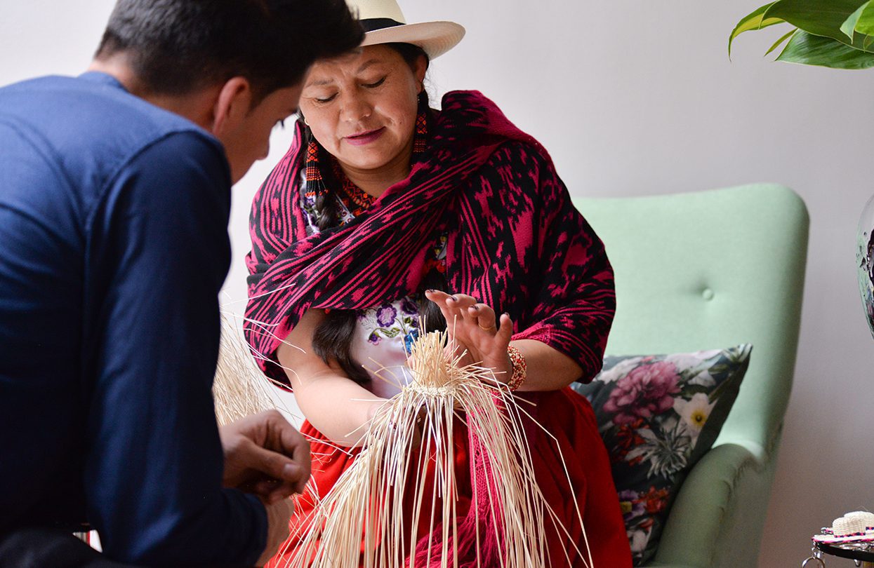 Straw hat making