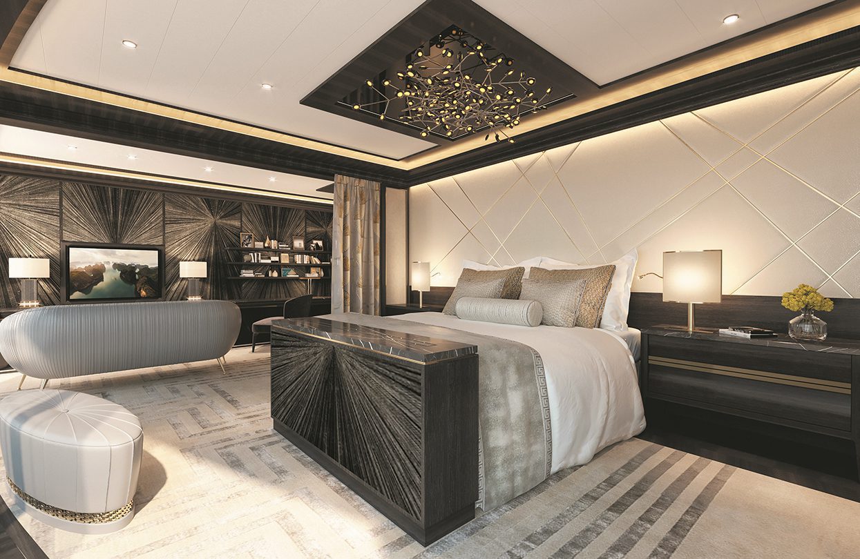 Seven Seas Splendor Regent Suite Master Bedroom