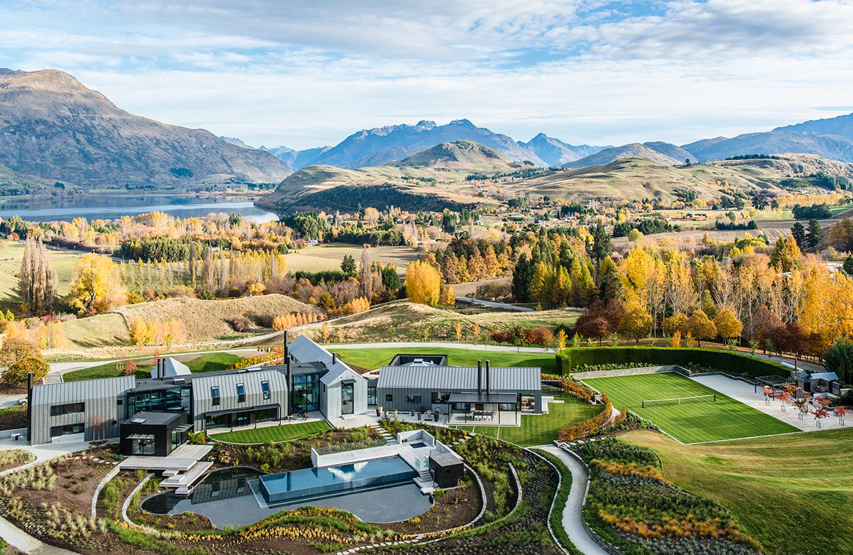 Lodge at The Hills Aerial