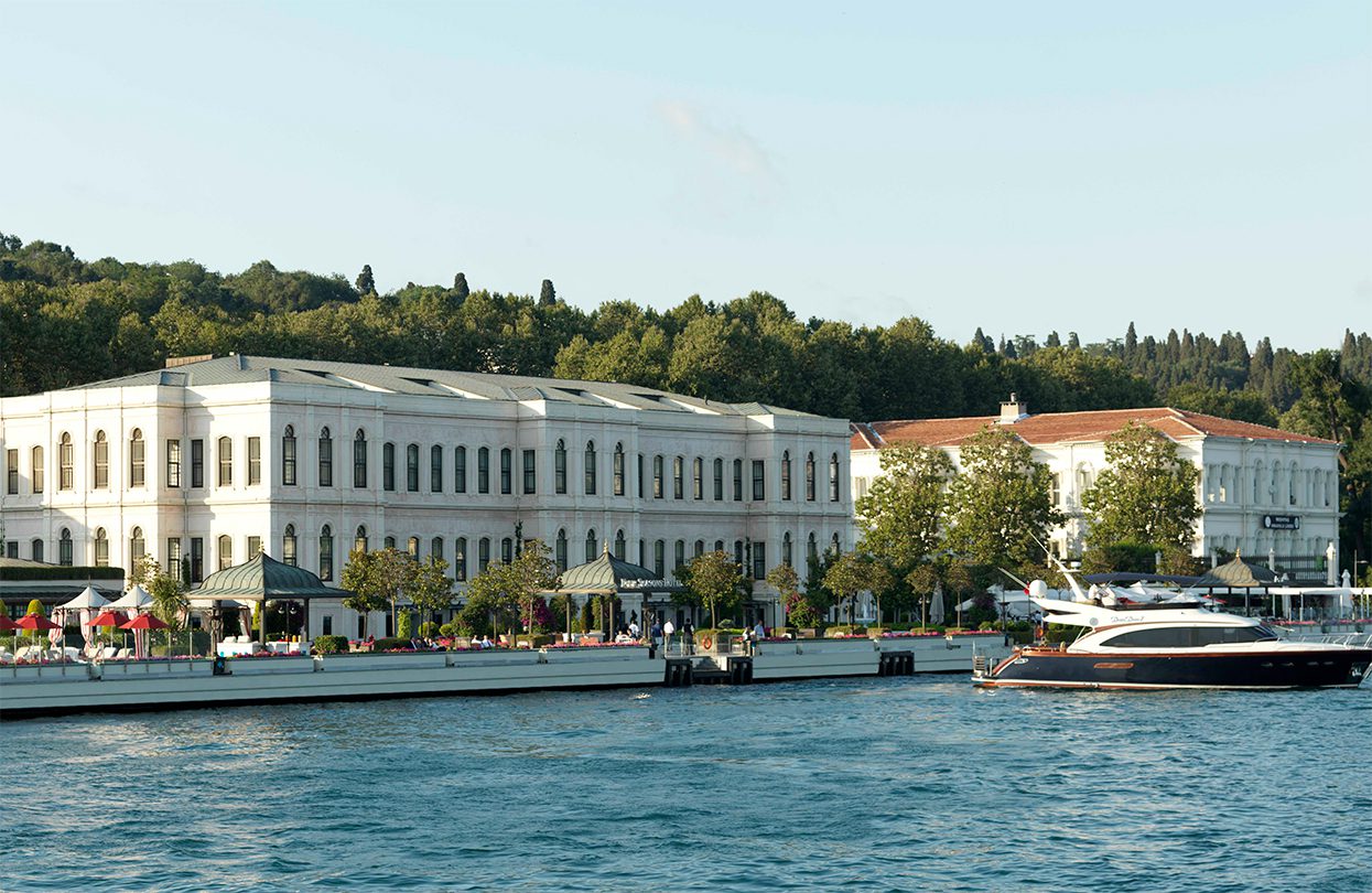 Four Seasons at the Bosphorus Palace Room with a view & outdoor dining