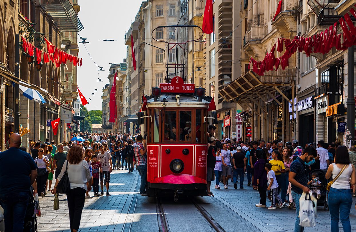 The hubbub of Taksim square