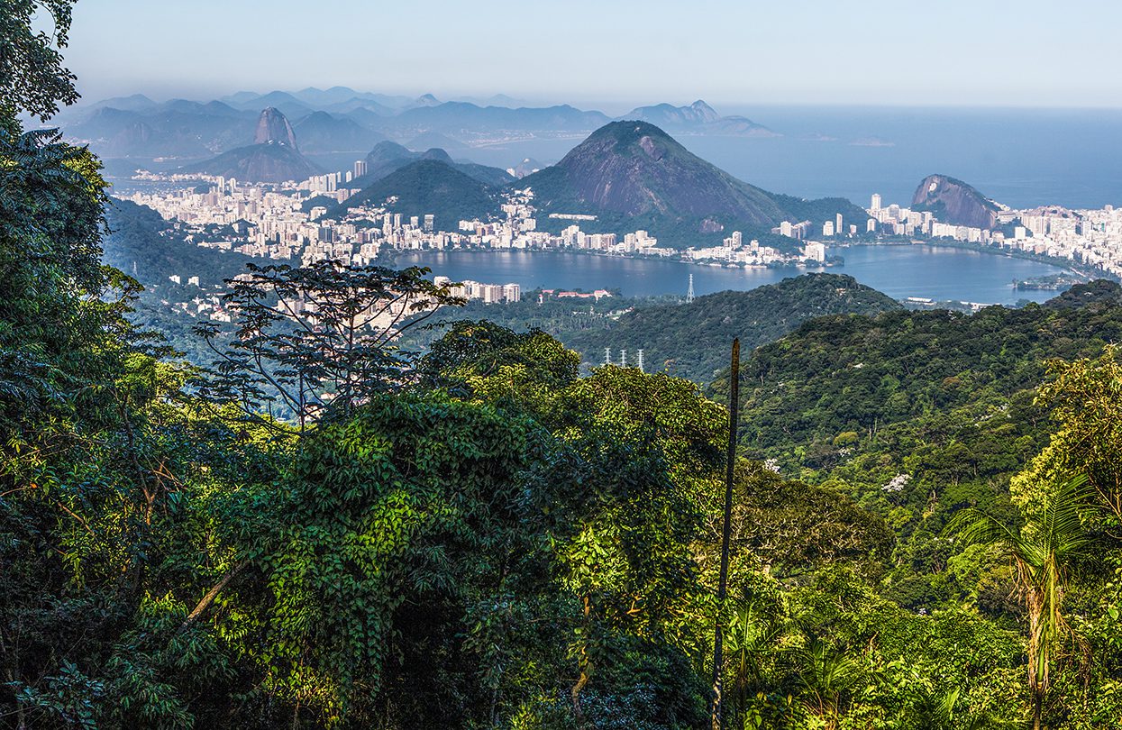 The view over the Tijuca forest & Lagoa from the Transcarioca trail