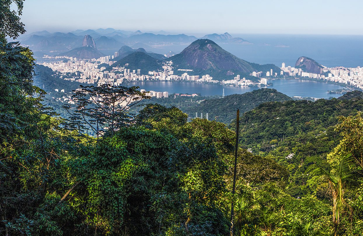 The view over the Tijuca forest & Lagoa from the Transcarioca trail