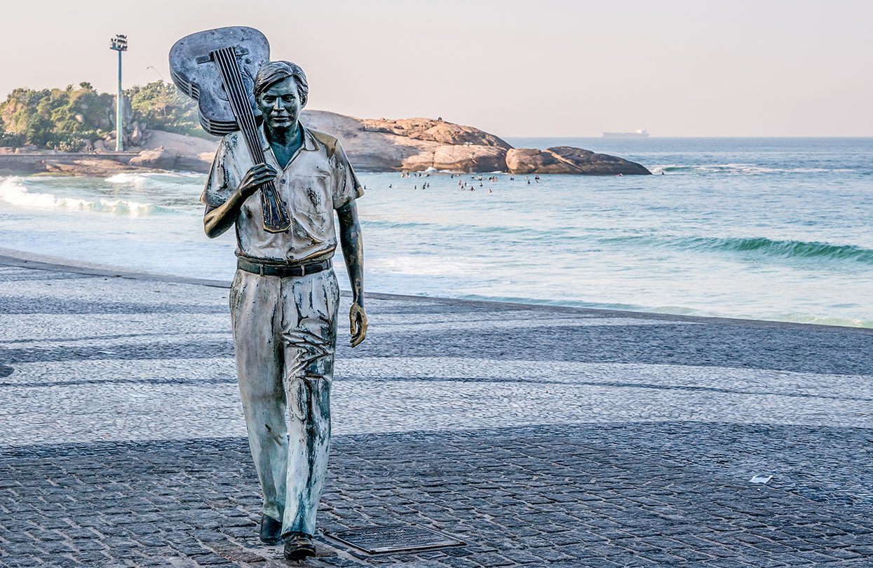 Tom Jobim Statue at Ipanema Beach, photo By Joao Paulo V Tinoco