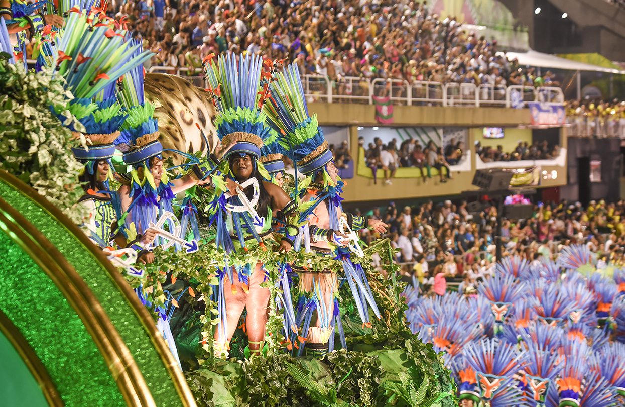 Mangueira during the Carnival parades, image by Photocarioca