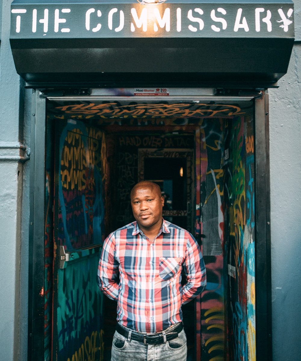 The street-level entrance to the Commissary, on Shortmarket Street, by Andy Lund