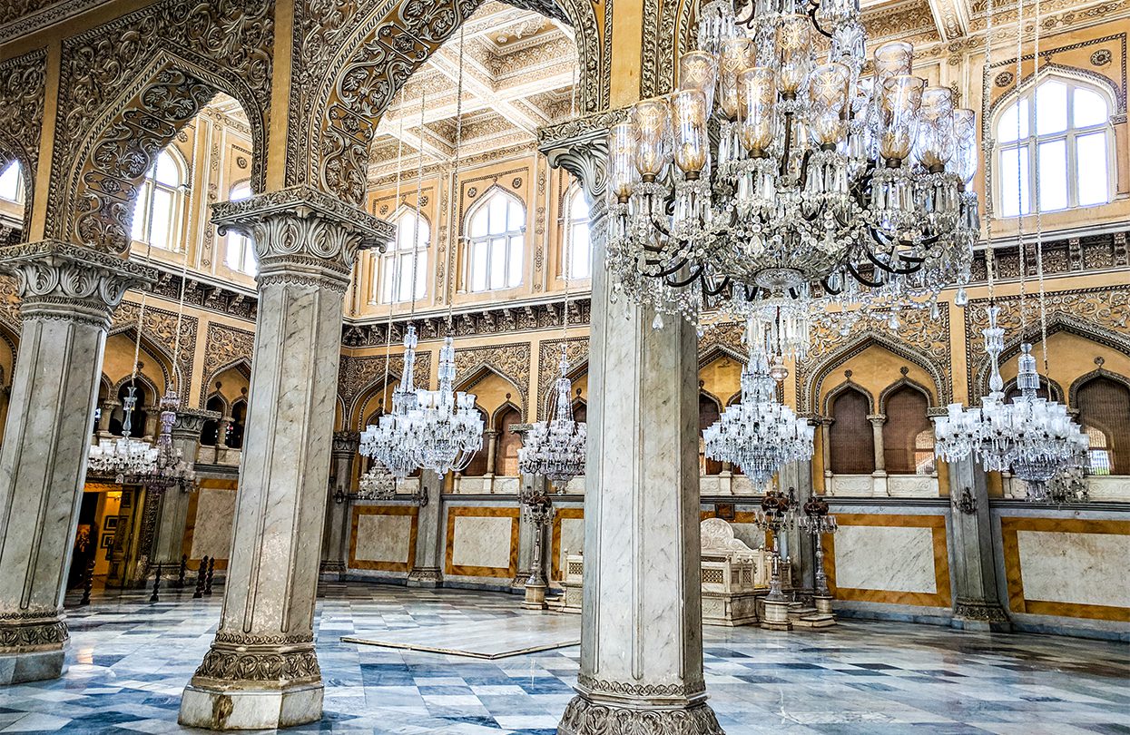 The famous Durbar Hall, scene of many coronations