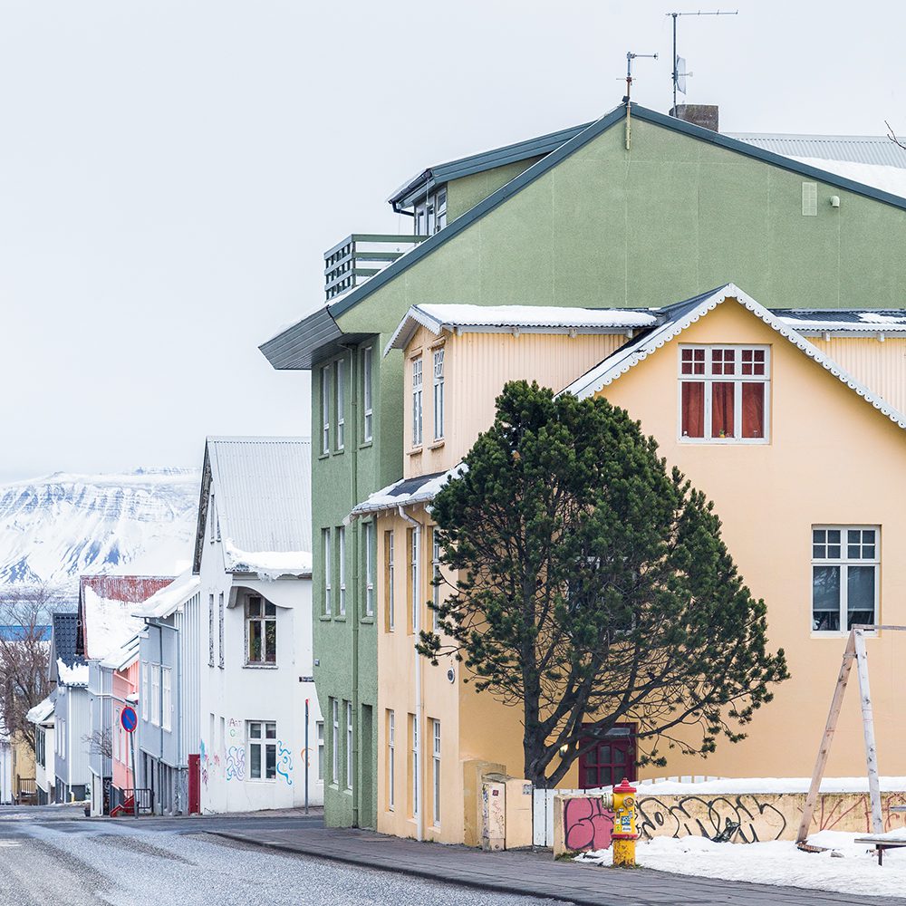 The streets of Reykjavik are picturesque and a silent oasis against the dramatic backdrop
