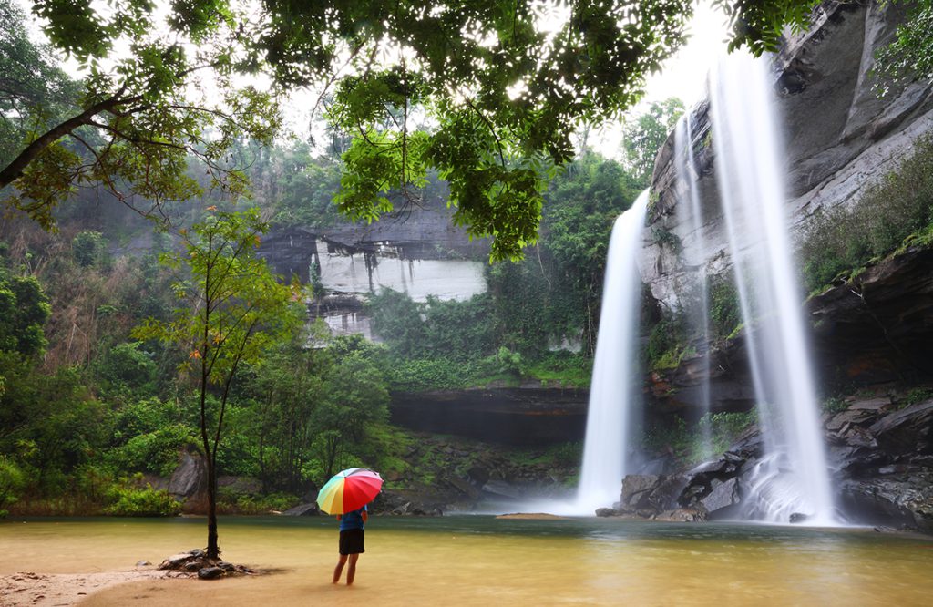 Huai Luang Waterfall in Ubon Ratchathani, image by isarescheewin