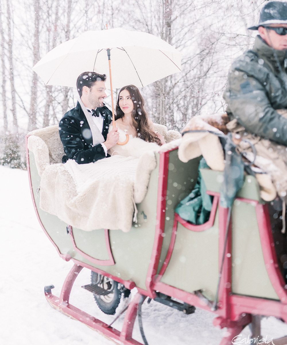 Elpoing in an Alpine snowfall in Le Grand Bellevue Gstaad