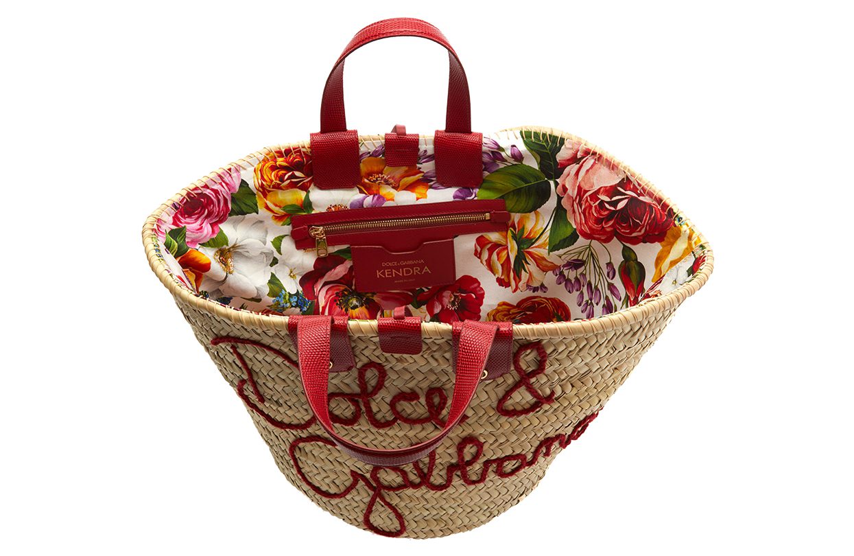 Dolce & Gabbana Blooming Touch Logo Raffia Top Handle Tote Preorder 57 Modaoperandi.com