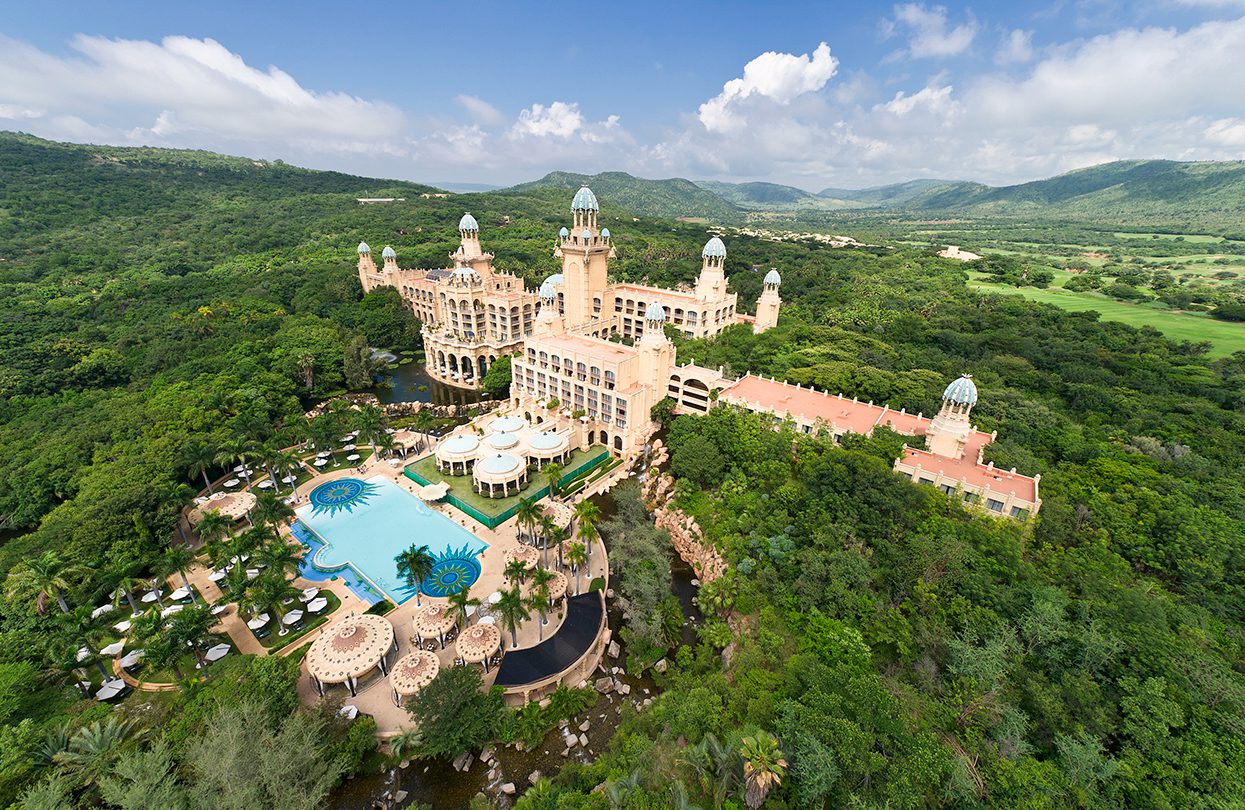 The Palace Sun City with golf course aerial view