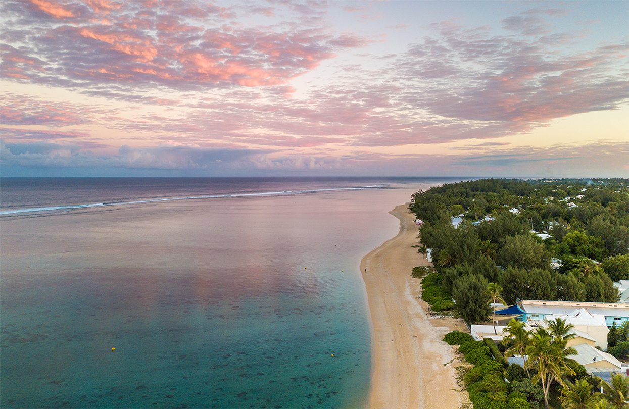 The western coast offers your more typical tropical island panoramas