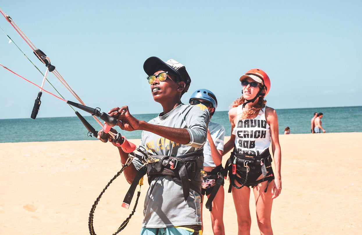 Kite lessons with local kite instructors