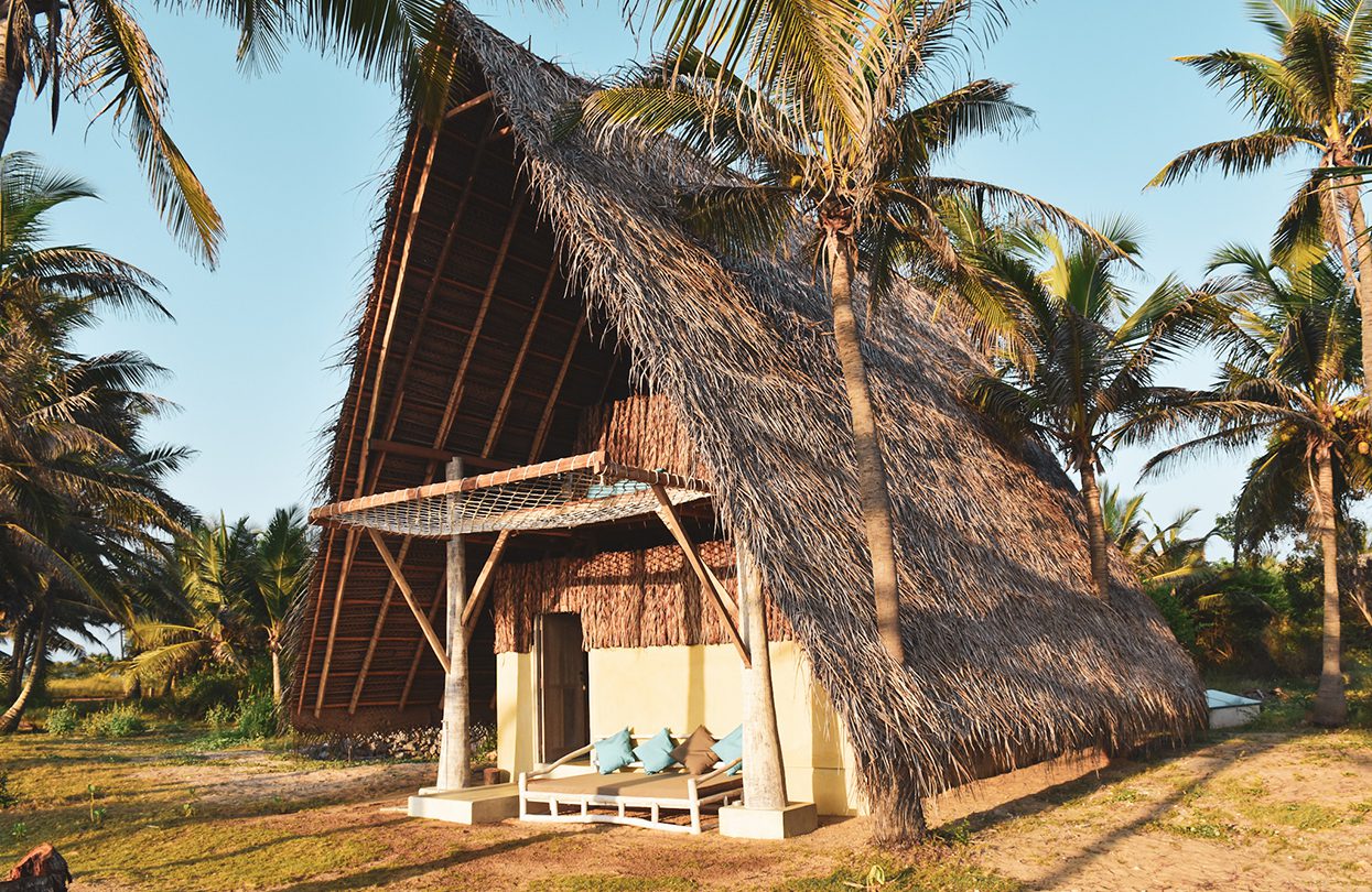 Eco-friendly sea cabana