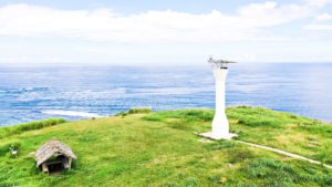 Lighthouse on a tropical island. Beautiful landscape with a green island. Basot Island, Caramoan, Camarines Sur, image by Tatiana Nurieva