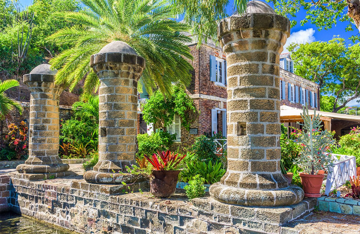 Nelson’s Dockyard, a cultural heritage site located in English Harbour, in Saint Paul Parish, Antigua, image by Sean Pavone