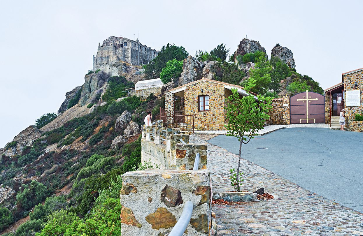 The Stavrovouni Monastery is a Greek Orthodox monastery which stands on the top of the mountain, called Stavrovouni, image eFesenko