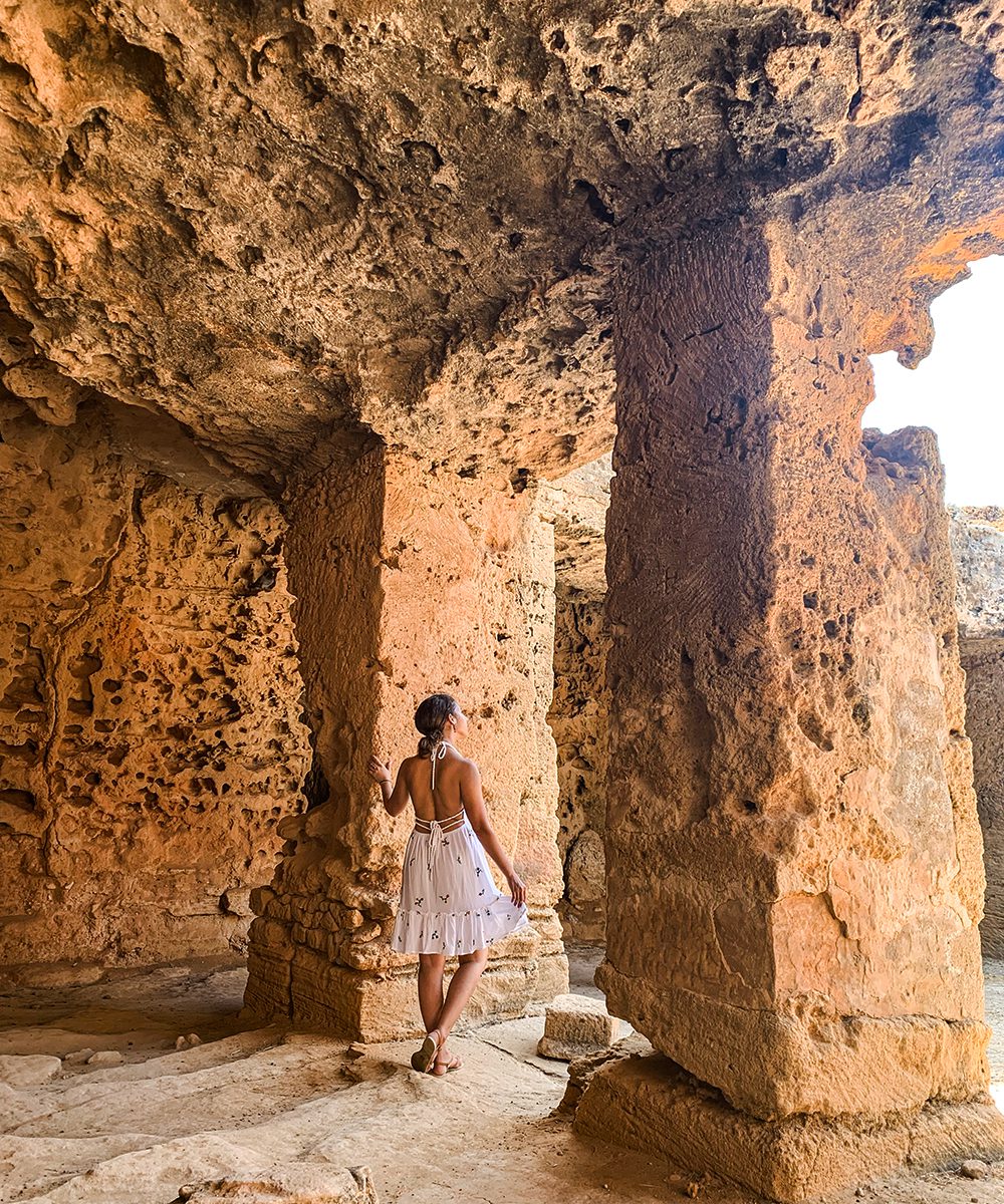 The Tombs of the Kings is a UNESCO World Heritage site in Paphos