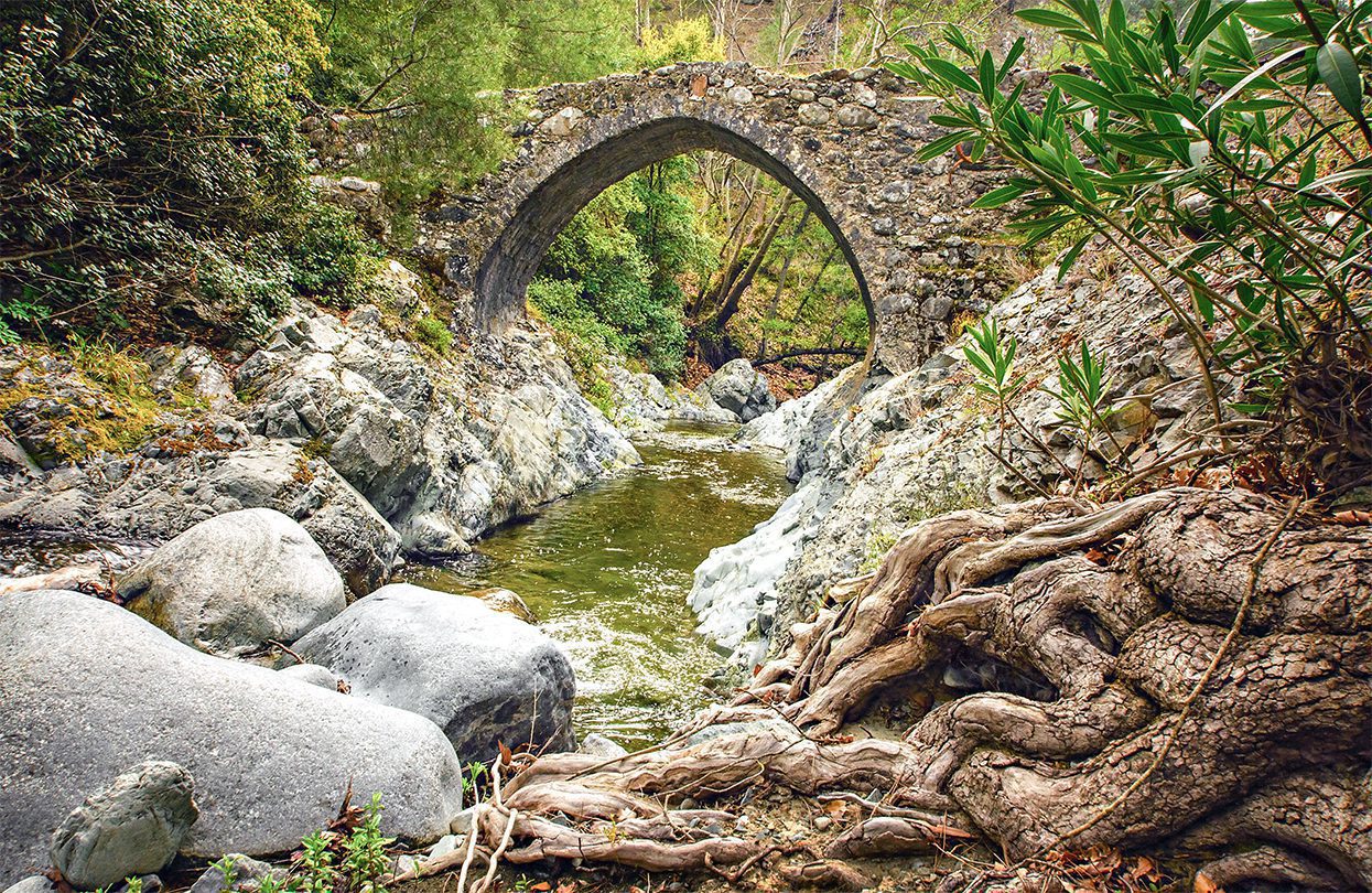 Ancient Venetian Bridge in Troodos Mountains, image by Chursina Viktoriia