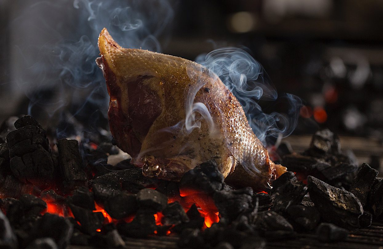 Burnt Ends - Smoked Pigeon