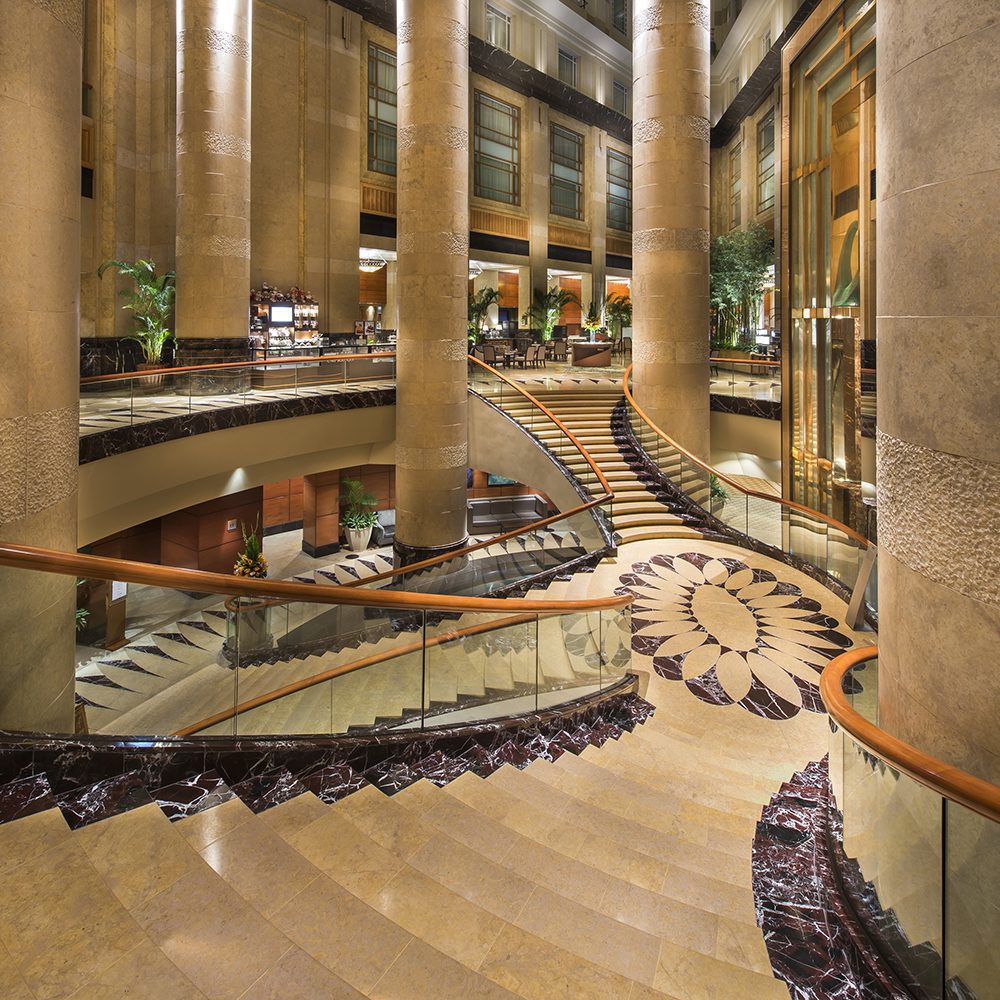 The Fullerton Hotel Singapore's Grand Staircase