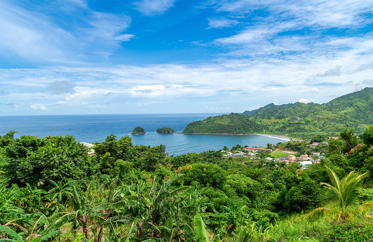 Castle Bruce is located on the eastern coast of Dominica and is the largest settlement in St. David Parish, though the region still remains quite lush and untamed—there’s a reason Dominica’s nickname is the “Nature Isle” of the Caribbean
