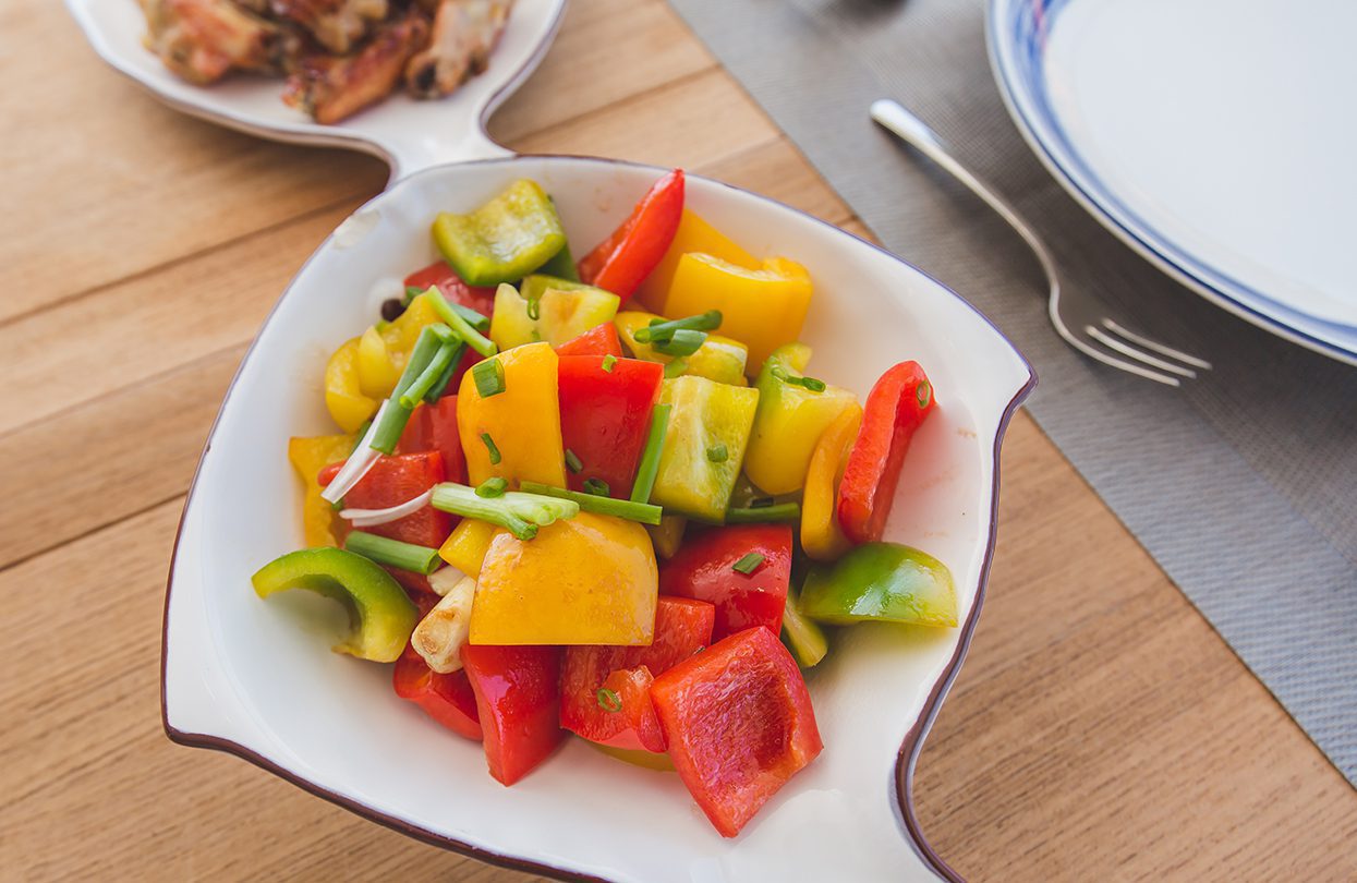 Chef Nok treated us to a sumptuous feast of authentic vegetarian local cuisine, Photo - Wan Tse, Simpson Yacht Charter