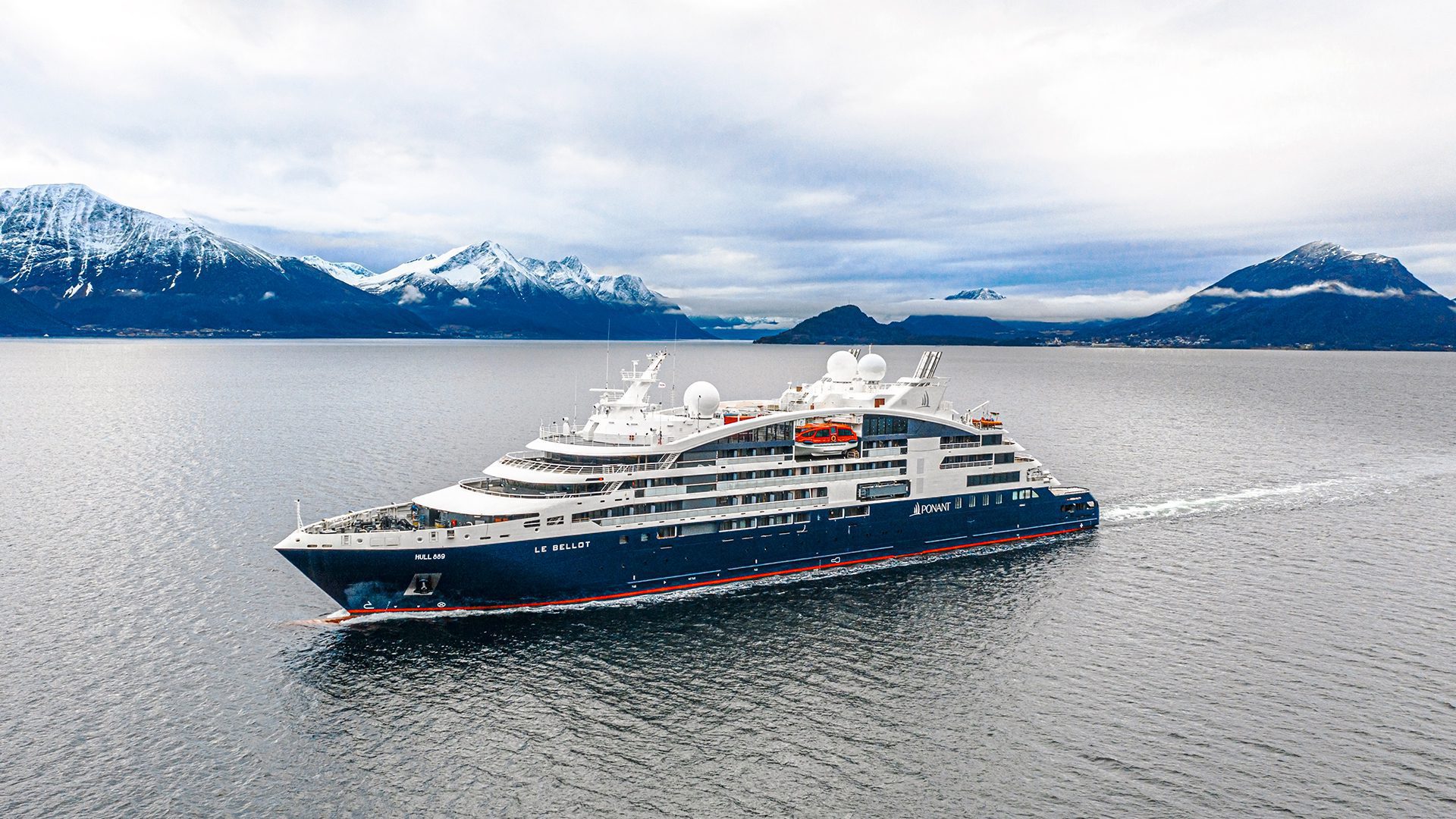 Cruise on Le Bellot, Image by Philip Plisson, Ponant