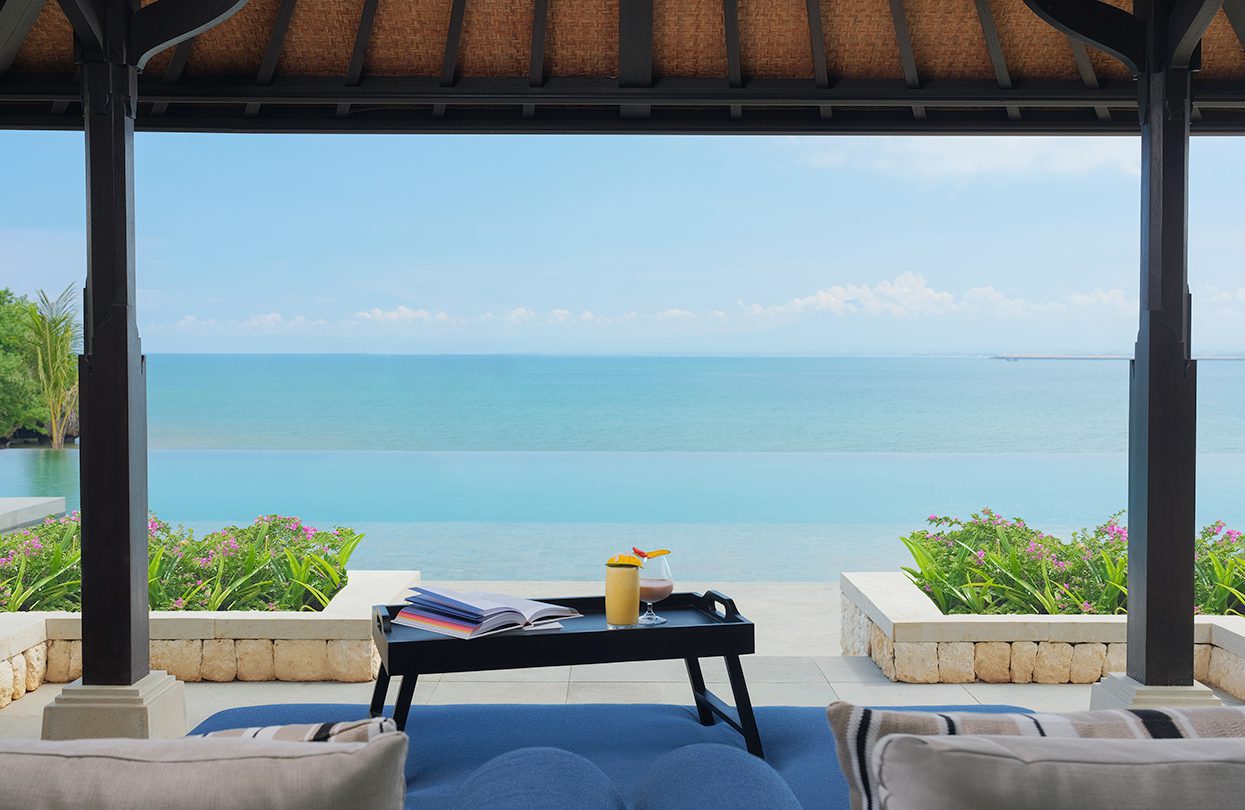 Raffles Bali's endless views of the bay