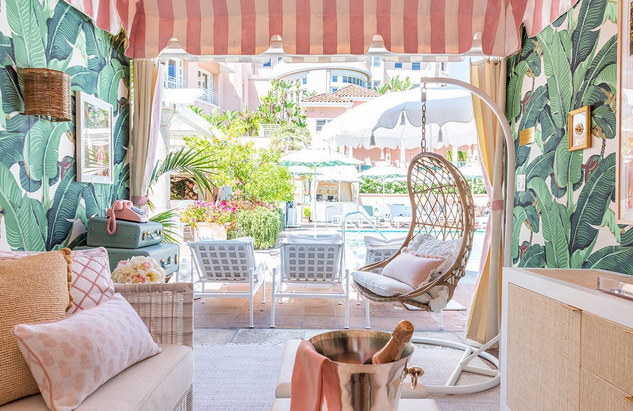 Gray Malin redesigned The Beverly Hills Hotel’s Cabana One, Photo Credit - Dorchester Collection