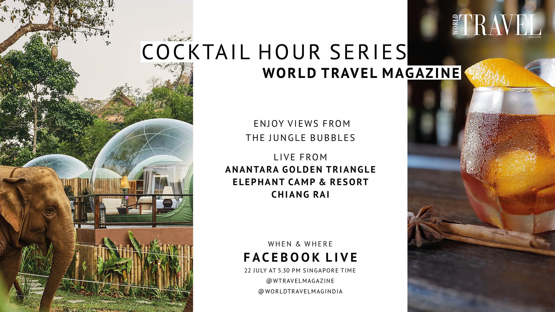 Cocktail Hour Series Episode 7 LIVE from Golden Triangle, Chiang Rai