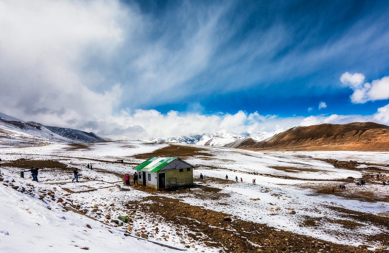 Stunning landscapes at Gurudongmar Lake, North Sikkim, image by Sudip Ray