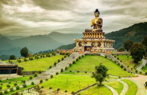 Beautiful statue of Lord Buddha, at Ravangla, Sikkim, image by Rudra Narayan Mitra