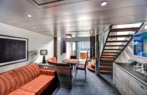MSC Meraviglia, MSC Yacht Club Duplex Suite, image by Ivan Sarfatti, MSC Cruises