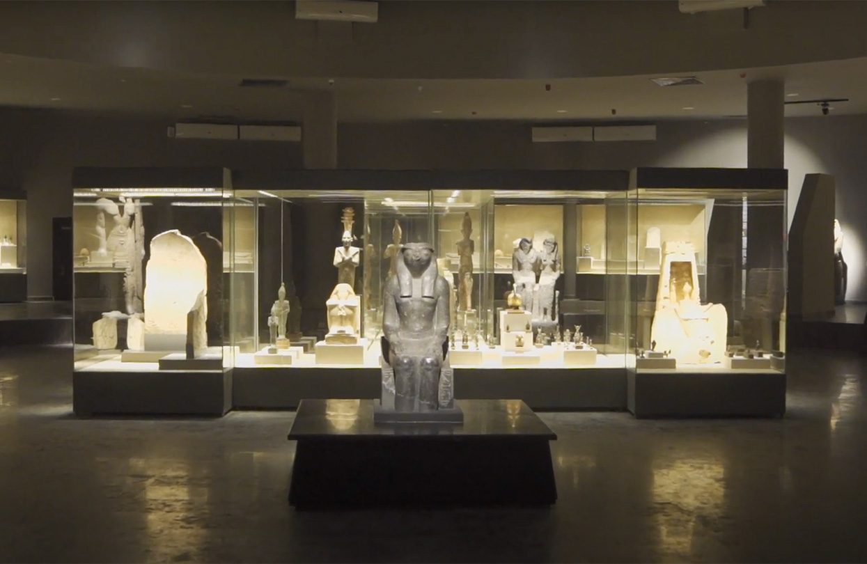 Kafr El-Sheikh Museum's display